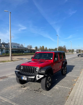 Jeep Wrangler cena 150000 przebieg: 87000, rok produkcji 2019 z Mogielnica małe 154